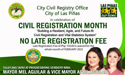Civil Registry Las Pinas .